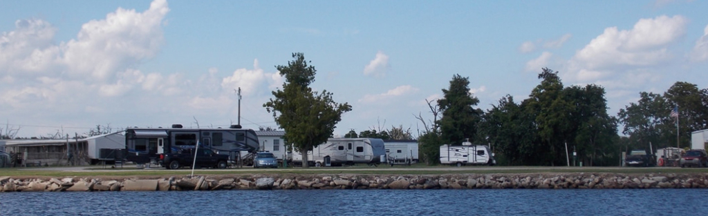 RV Campsite Camping On The Water In Lafitte Louisiana